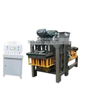Automatic QT4-25 Fully Hollow Block Machine Price List Brick Making Machine Price Concrete Block Machine thumbnail-5