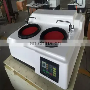 MP-2S Automatic Touch Screen Dual Disc Metallographic Specimen Jewelry Fiberglass Grinding And Polishing Machine thumbnail-3