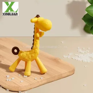 Baby Molars Soothe Giraffe Gums Baby Oral Period Toys 5, 6 Months and More Than 8 Can Chew Silica Gel thumbnail-1