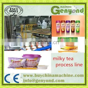 Automatic Milk Tea Cups Filling and Sealing Machine/line thumbnail-2