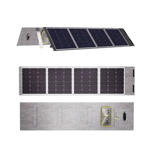 100W Solar Foldable Bag Portable Power Station Flexible Solar Panels for Home Outdoor & Camping Emergency Mini Solar Generator Portable Solar Panels for Camping thumbnail-1