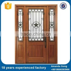 Top Quality Best Selling Double Wrought Iron Inserts For Entry Doors thumbnail-4