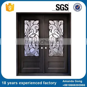 China New Product Wrought Iron Door Grill Design Designs thumbnail-3