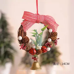 Commercial Christmas Supplies: Bell Garlands, Pinecone Pendants & Bow Straps for Wholesale thumbnail-5
