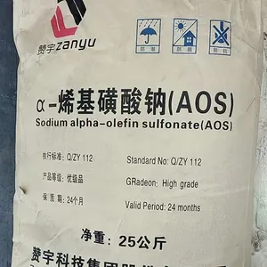 Biodegradable Surfactant Anionic Surfactants Sodium Alpha-Olefin Powder Sulfonate Aos 35%/38%/39%/92% CAS 68439-57-6 thumbnail-1
