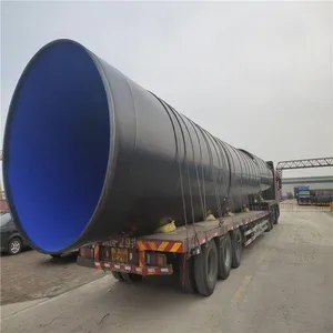 Water Supply Plastic-coated Steel Pipes, Polyurethane Insulated Pipes, Anti-corrosion Spiral Pipes for Sewage Pipe Networks, Customized Processing as Required thumbnail-4