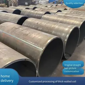 T-butt Welded Submerged Arc Welded Large-diameter Welded Pipes, Q345b Coiled Pipes, Steel Pipe Casings, Hot-rolled Thick-walled Pipes With a Full Range of Materials thumbnail-1