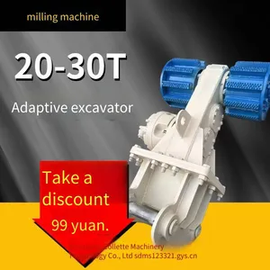Horizontal Hydraulic Milling Excavator, Converted From 15 - 20 Ton Excavators, Milling Head for Municipal Engineering Tunnel Excavation thumbnail-1