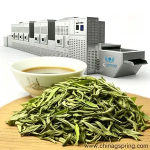 CE Certified Large Capacity Industrial Microwave Dryer Machine for Tea Processing thumbnail-2