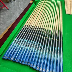 Aomi Gunner Snooker Cue, Small Tip, Black-through Billiard Cue, Available in Stock for Pool Halls, Customized by Manufacturer for Private and Member Cues thumbnail-1