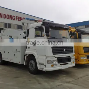 6*4 Sinotruk HOWO Rear Double Axles Wrecker Truck 25 Ton thumbnail-1