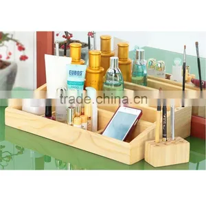 New Product:Solid Wood 3 Layer Cosmetic Box, Personalized Makeup BoxesMakeup Box thumbnail-1
