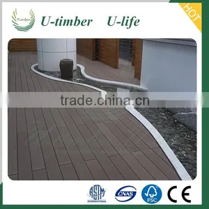 Natural Wood Feeling Plastic Composite Synthetic Decking thumbnail-1