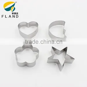 DIY Baking Stainless Steel Moon/star/flower/heart Shaped Cookie Cutter Mold/cookie Mold thumbnail-1