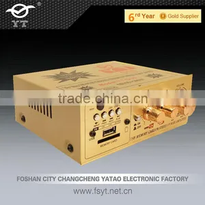 Mini Hi Fi 2.0 Channels 20W+20W 12V Stereo Amplifier YT-G06 thumbnail-1