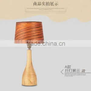 LED Wood Table Lamp LED Wood Table Light JK-879-02 Modern Lighting Decorative Wood Base Bulb Table Lamp thumbnail-1