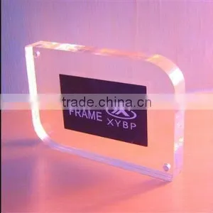 Custom Square Double Sides Acrylic Photo Frame With Two Magnets PMMA Plexiglass Photo Picture Frame thumbnail-1