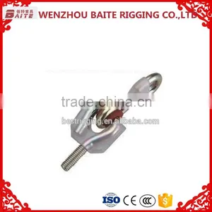 GALVANIZED IRON THREAD SWING HOOK SITH BOLT AND PLASTIC WASHER 6MM thumbnail-1
