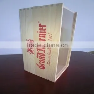 Famous Brand Wine Use and Wood Material Wooden Wine Box thumbnail-1