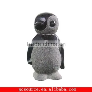 Black Stone Penguin Statues thumbnail-1