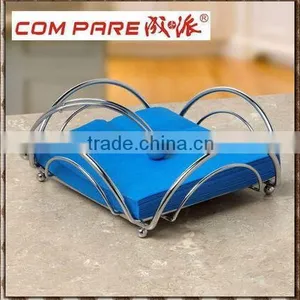 Elegant Design Chrome Plated Metal Paper Holder Tissue Rack thumbnail-1