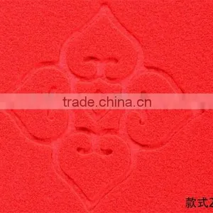 PVC Back and Polyester Embossing Corridor Carpet thumbnail-2