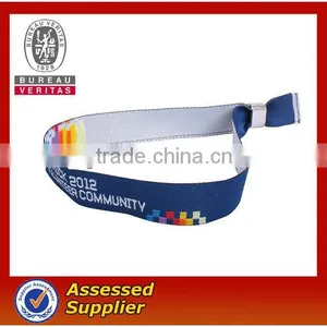 Fashion Design Fabric Plastic Lock Wristbands For Festival thumbnail-1
