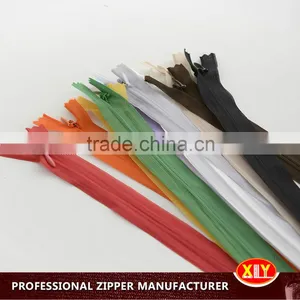 2015 Hot Sale Fabric Close End Invisible Zipper , Christmas Dress Zipper thumbnail-3