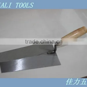 Carbon Steel Bricklaying Trowel With Wooden Handle thumbnail-1