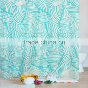 New Printed Polyester Hotel Bath Shower Curtain thumbnail-1