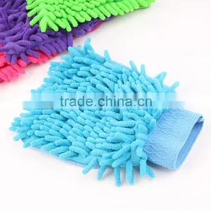 Microfiber Two Sides Chenille Cleaning Glove thumbnail-2