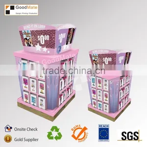 Cardboard Book Display Stands Portable Library Book Shelves thumbnail-1