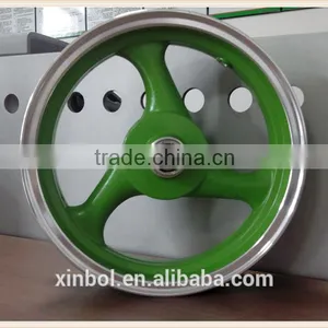 12 Inch Motorcycle Wheel Rim With Disc Brake, Bright Edge thumbnail-1