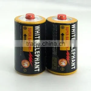 Top Selling R20 Carbon Zinc Battery PVC JACKET With Protective Cap thumbnail-1