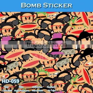 HD-055 High Quality Printing Sticker Bomb Car Body Sticker Paper thumbnail-5