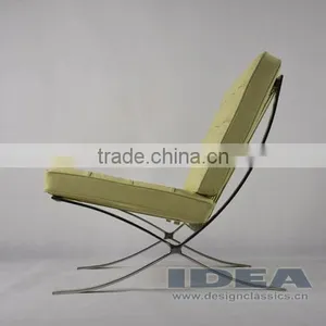 DC2001 Replica Mies Van Der Rohe Barcelona Chair - Cream White thumbnail-3
