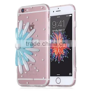 Manufacturer Wholesale Luxury Shining Diamond TPU Cover Mobile Phone Case for Iphone 6/6S thumbnail-4
