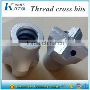 KT Furnace Tapping Cross Drilling Bits R32 R38 T38 thumbnail-2