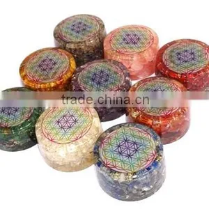 Orgonite 9 Planet Chakra Flower Of Life Energy Tower Buster Chakra Set thumbnail-2