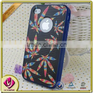 Factory Wholesale Mobile Phone pc and Tpu Case for Iphone 4 thumbnail-1