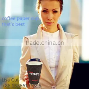 Custom Printed Disposable Corrugated Ripple Coffee Paper Cup thumbnail-1