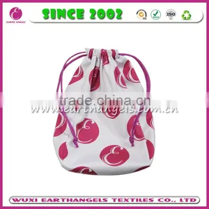 Logo Printed Microfibe Soft Pouch,multi-purpose Drawstring Bag thumbnail-2