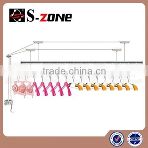 Decorative Lifting Clothes Drying Airer With Plastic Hanger thumbnail-5