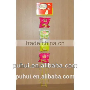 Wire Hanging Crisps Display Rack Manufacturer With Good Quality thumbnail-1