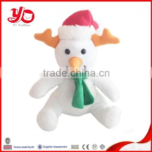 Soft Toy Plush Christmas Man, Custom Plush Soft Toy Christmas Snow Man thumbnail-5