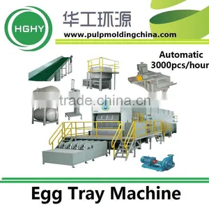 Fully Automatic Egg Tray Machine 2000 PCS/hr Capacity thumbnail-1