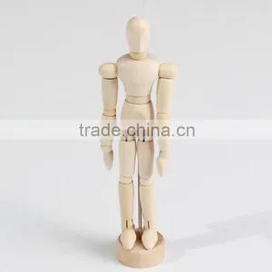 Pink Color Mini Doll Supply 10 "wooden Puppet Joints Wooden Crafts Processing Customized Manufacturers Selling Wholesale thumbnail-6