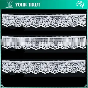 Width 2.1 Centimeter White Stretch Tape Trim Spandex Jacquard Elastic Lace thumbnail-1