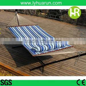 Quilted Hammock With Metal Stand Cheap thumbnail-1