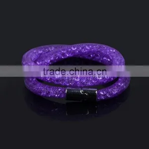 New Design High Good Quality Mesh Stardust Double Bracelet for Women thumbnail-2